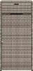 A front view of a grey poly rattan garden cabinet. Anteprima dell’immagine prodotto