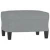 vidaXL 3-Sitzer-Sofa mit Hocker Hellgrau 180 cm Stoff Produktbild-Vorschau 5