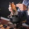 Japanische Teekanne Gusseisen mit Edelstahl Teesieb Produktbild-Vorschau 5