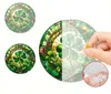 GKA Sonnenfänger Glücksklee bunt 15 cm Buntglas Lichtfänger Produktbild-Vorschau 4
