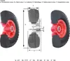 2x Sackkarrenrad Luftrad 260 x 85 mm 3.00-4 Bollerwagenrad Produktbild-Vorschau 5