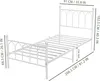 MODFU Metallbett Bettrahmen 90 x 200 mit Produktbild-Vorschau 6