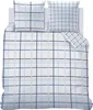 Karo Bettwäsche, 80x80 + 240x220 cm, 100 % Baumwolle in Produktbild-Vorschau 1