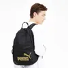 PUMA zaino Phase Backpack 22L Puma Black - Golden Logo nero Anteprima dell’immagine prodotto 7