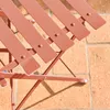 Set tavolo da giardino bistrot pieghevole in acciaio con 2 Anteprima dell’immagine prodotto 5