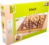 Schachspiel klassisch handgeschnitzt 29x29cm Lernspielzeug Produktbild-Vorschau 1