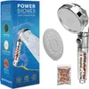 Product packaging and components of a shower head. Produktbild-Vorschau