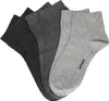 Camano Uni Socken - Quarter, einfarbig, 7er Pack Grau 39-42 Produktbild-Vorschau 4