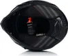 The inside of a black modular helmet with gray stripes. Anteprima dell’immagine prodotto