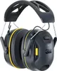 A pair of black and yellow 3M WorkTunes Connect Bluetooth earmuffs are shown against a white background. Produktbild-Vorschau