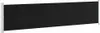 A black retractable side awning mounted on white posts. Voir les images du produit