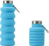 Faltbare Trinkflasche 500 ml, Größe:500ml, Farbe:Blau Produktbild-Vorschau 1