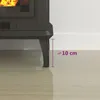 vidaXL Feuerstelle Glasplatte Transparent 120 x 50 cm Glas Produktbild-Vorschau 4