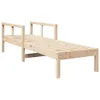 The Living Store Sonnenliege 199,5x62x55 cm Massivholz Produktbild-Vorschau 3