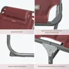 Sonnenliege klappbar – Gartenliege aus Aluminium mit 5-fach Produktbild-Vorschau 5