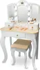 Mamabrum Coiffeuse XXL Pour Enfants En Bois Avec Tabouret - Voir les images du produit 4