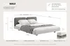 Schwebebett Eyko MAUI aus massivem Buchenholz / 200 × 200 Produktbild-Vorschau 8