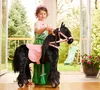 Mechanisches Pferd auf Rollen Ponnie Ebony S mit rosa Produktbild-Vorschau 4