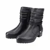 Rieker Damen Stiefelette Kordel Profilsohle Blockabsatz Produktbild-Vorschau 29