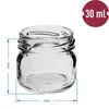 10 Stück 30ml Vorratsgläser-Sturzgläser Set mit Produktbild-Vorschau 2