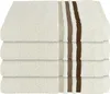 Schiesser Frottier Handtuch Skyline Color im 4er Set | 100% Produktbild-Vorschau 1