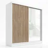 Schwebetürenschrank, 2-türig Schrank mit Spiegel und Produktbild-Vorschau 9