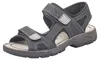 Rieker scarpe uomo sandali sandalo nero tempo libero, Anteprima dell’immagine prodotto 11