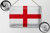 Blechschild Flagge England 30x20cm Flag of England Vintage Produktbild-Vorschau 2