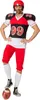 A man wearing an American football costume. Produktbild-Vorschau