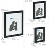 Relaxdays Bilderrahmen 10er Set, verschiedene Größen, Produktbild-Vorschau 4
