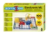 The image shows the packaging of a Boffin 100 electronic kit, with the product itself partially visible inside. Podgląd zdjęcia produktu