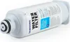 A white Samsung water filter is shown on a white background, lying diagonally. Voir les images du produit