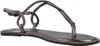 LA STRADA Damen Sandalen aus Kunstleder in Silber, Produktbild-Vorschau 5