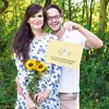 Mr. & Mrs. Panda Schild Katze Blumen DIN A4 - Gelb Pastell Produktbild-Vorschau 5