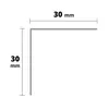 W5 lišta k ochraně rohu ACARA, PVC bílá, 30x30 mm, 2,9 m Náhled obrázku produktu 2