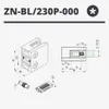 Sellon24® Glashalter Zamak Glasklemme Zink Geländer RAL9005 Produktbild-Vorschau 2