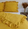 Musselin Bettwäsche Mit Rüschen Set Bettdeckenbezug 140X200 Produktbild-Vorschau 2