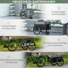 HOMCOM 2-in-1 Fahrradanhänger Lastenanhänger 40 kg Produktbild-Vorschau 4