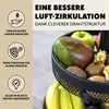 eluno Obstetagere, Brotkorb rund 3-stöckig, Obstschale, Produktbild-Vorschau 6