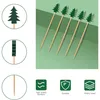 Kerstboom cocktailprikkers, 100 stuks, houten prikkers, Productafbeelding-voorbeeld 4