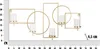 Bougeoir Muro 70 x 36 x 8,5 cm Métal Verre Or Voir les images du produit 6
