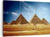 Bild auf Leinwand - Leinwandbild - Pyramide Wüste Sand - Produktbild-Vorschau 1