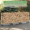 Support à bois de cheminée d'extérieur VOUNOT® en métal Voir les images du produit 2