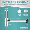 Engelbach® Design Siphon für Waschbecken & Waschtisch - Mit Produktbild-Vorschau 7