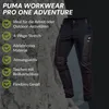 PUMA WORKWEAR PRO ONE ADVENTURE Outdoorhose Schwarz XL Anteprima dell’immagine prodotto 7