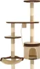 vidaXL Tiragraffi a parete con tiragraffi in sisal 194 cm Anteprima dell’immagine prodotto 14