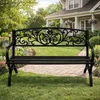 LEAN 29321 Panchina da giardino in metallo 127 × 60 × 85 Anteprima dell’immagine prodotto 5