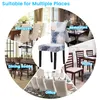 6 Pack Stretch Chair Cover Odnímatelný kryt židle pro Náhled obrázku produktu 4