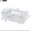 MODFU Table Basse Design avec Éclairage LED - Table de Voir les images du produit 4