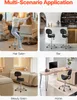 Collage showing the use of adjustable stools in different settings: hair salon, bar, beauty salon, and home office. Anteprima dell’immagine prodotto